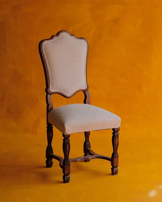 BAROQUE CARVED WALNUT DINING CHAIRS