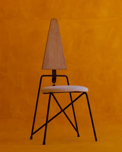 SET OF FOUR MODERNIST PYRAMID CHAIRS