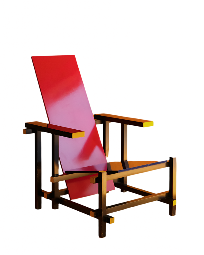 RED & BLUE RIETVELD CHAIR