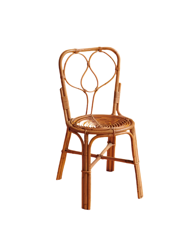 FRENCH PROVINCIAL RATTAN CHAIR