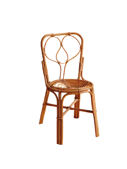 FRENCH PROVINCIAL RATTAN CHAIR
