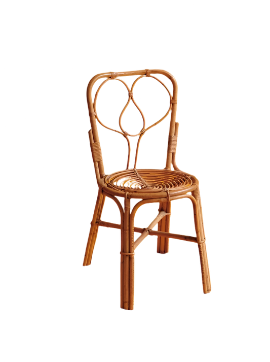 FRENCH PROVINCIAL RATTAN CHAIR