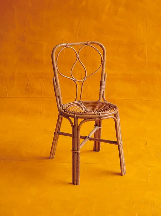 FRENCH PROVINCIAL RATTAN CHAIR