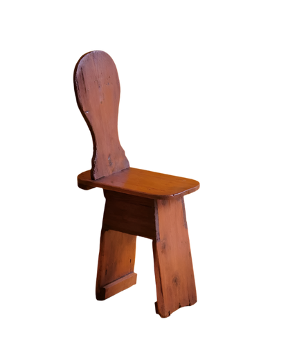 SET OF FOUR PRIMITIVE CHAIRS