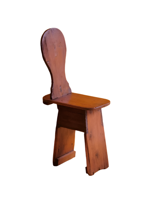 SET OF FOUR PRIMITIVE CHAIRS