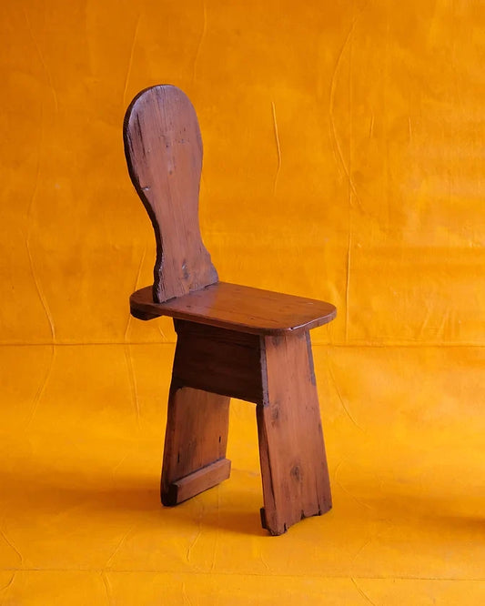 SET OF FOUR PRIMITIVE CHAIRS