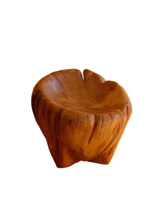 HAND CARVED STUMP CHAIR