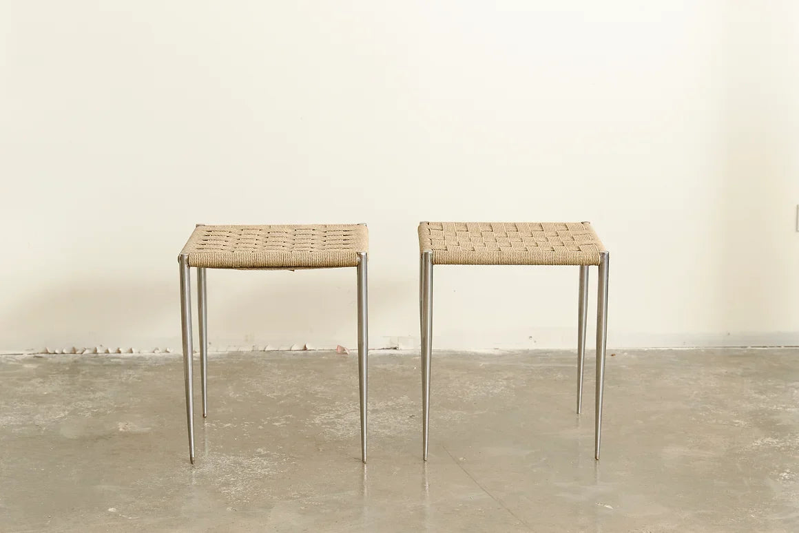 PAIR OF STOOLS