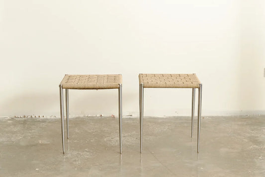 PAIR OF STOOLS