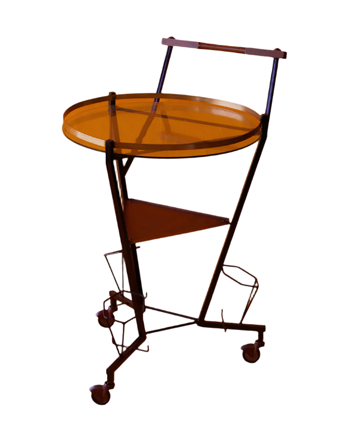 ART DECO DRINKS TROLLEY