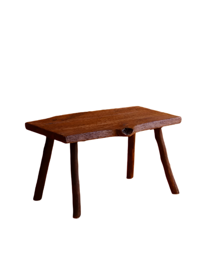 HAND CARVED DIMPLED COFFEE TABLE