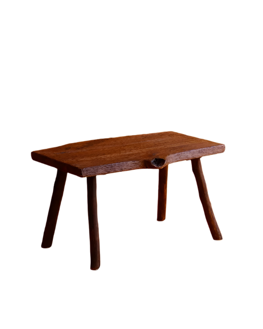 HAND CARVED DIMPLED COFFEE TABLE