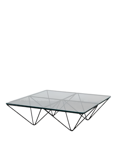 ALANDA LOW GLASS COFFEE TABLE