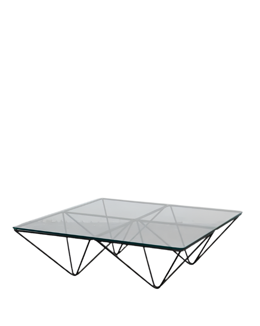 ALANDA LOW GLASS COFFEE TABLE