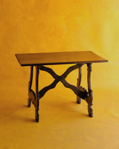 PETITE WALNUT SPANISH CONSOLE