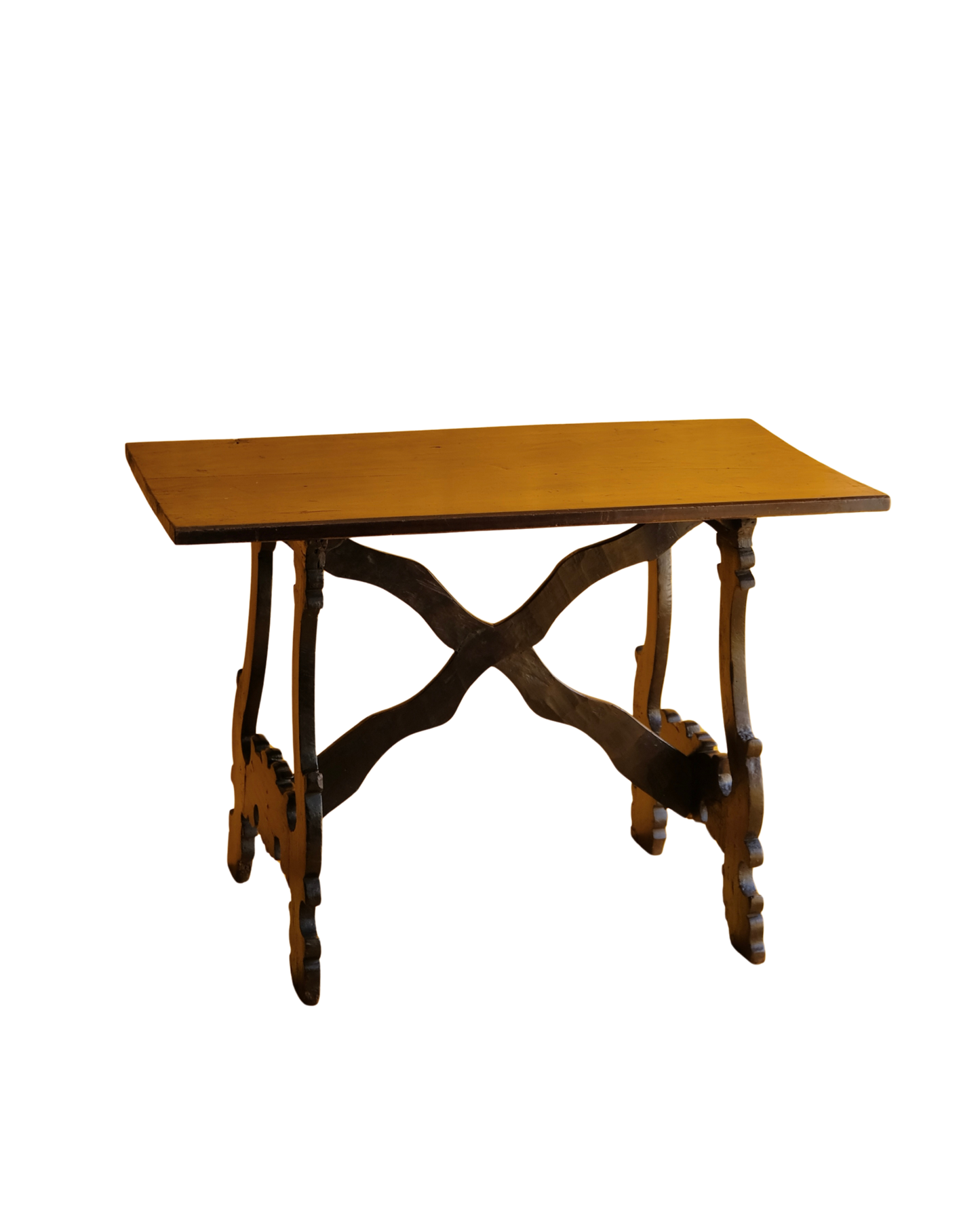 PETITE WALNUT SPANISH CONSOLE