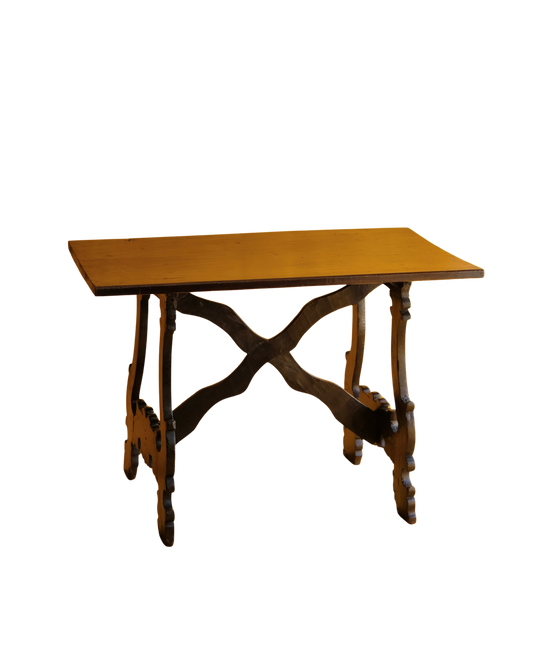 PETITE WALNUT SPANISH CONSOLE