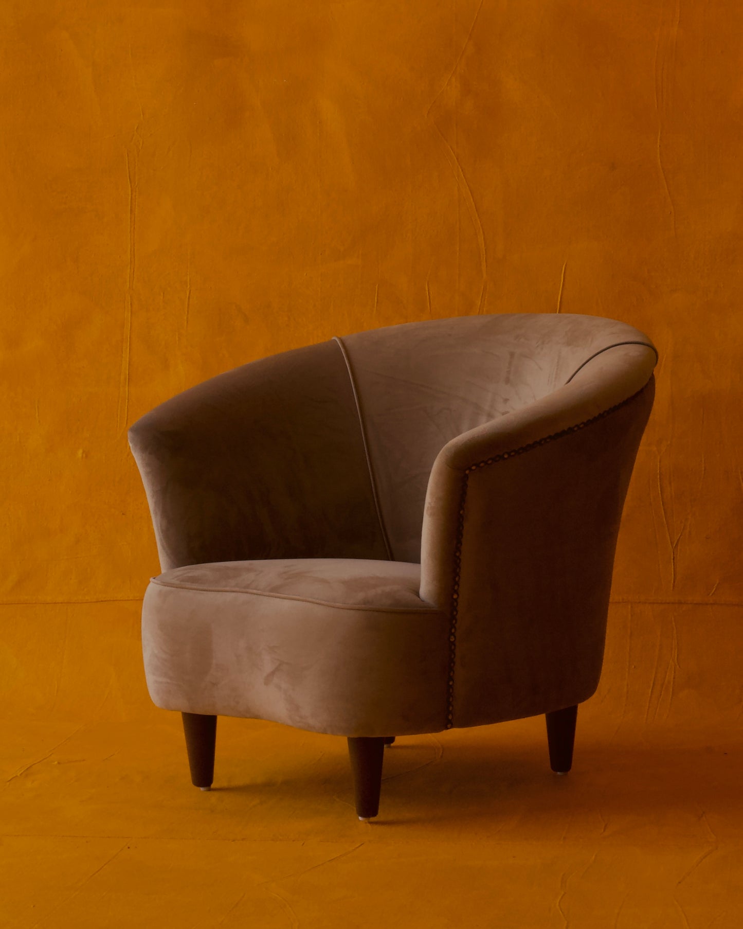 THREE PIECE VELVET SETTE SOFA SET
