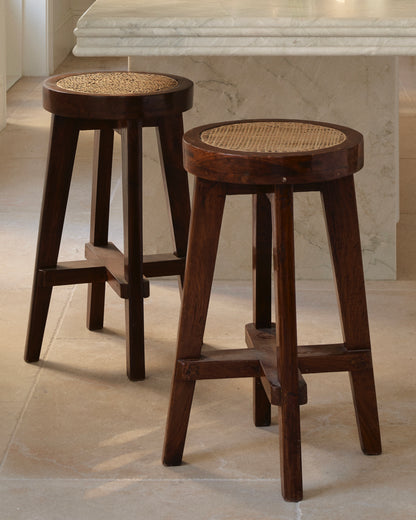 PAIR OF HIGH STOOLS