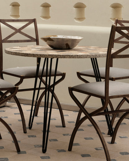 FOSSIL STONE OUTDOOR TABLE