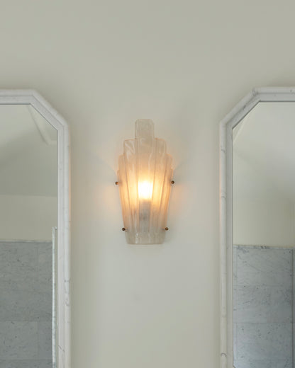ART DECO MURANO WALL SCONCE