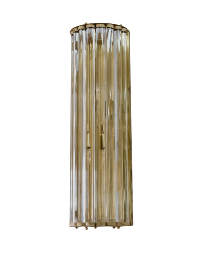 LARGE GLASS STEM WALL LIGHTS