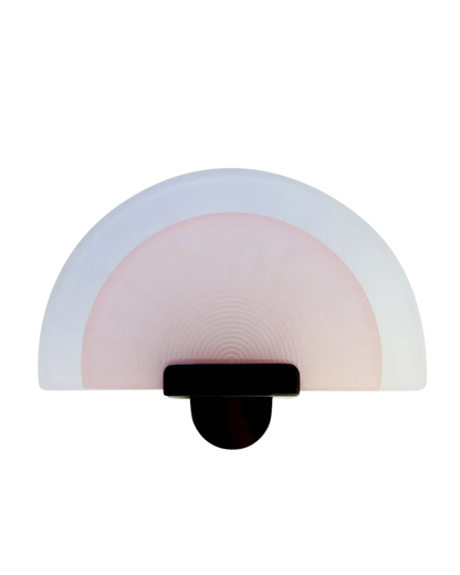 DIVA OPAQUE PINK GLASS WALL SCONCE