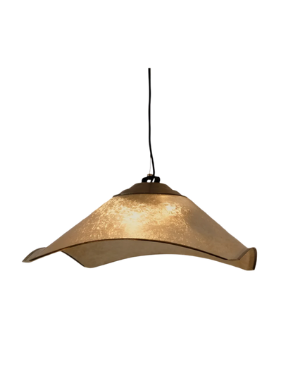 FIBERGLASS & BRASS SCULPTURAL PENDANTS