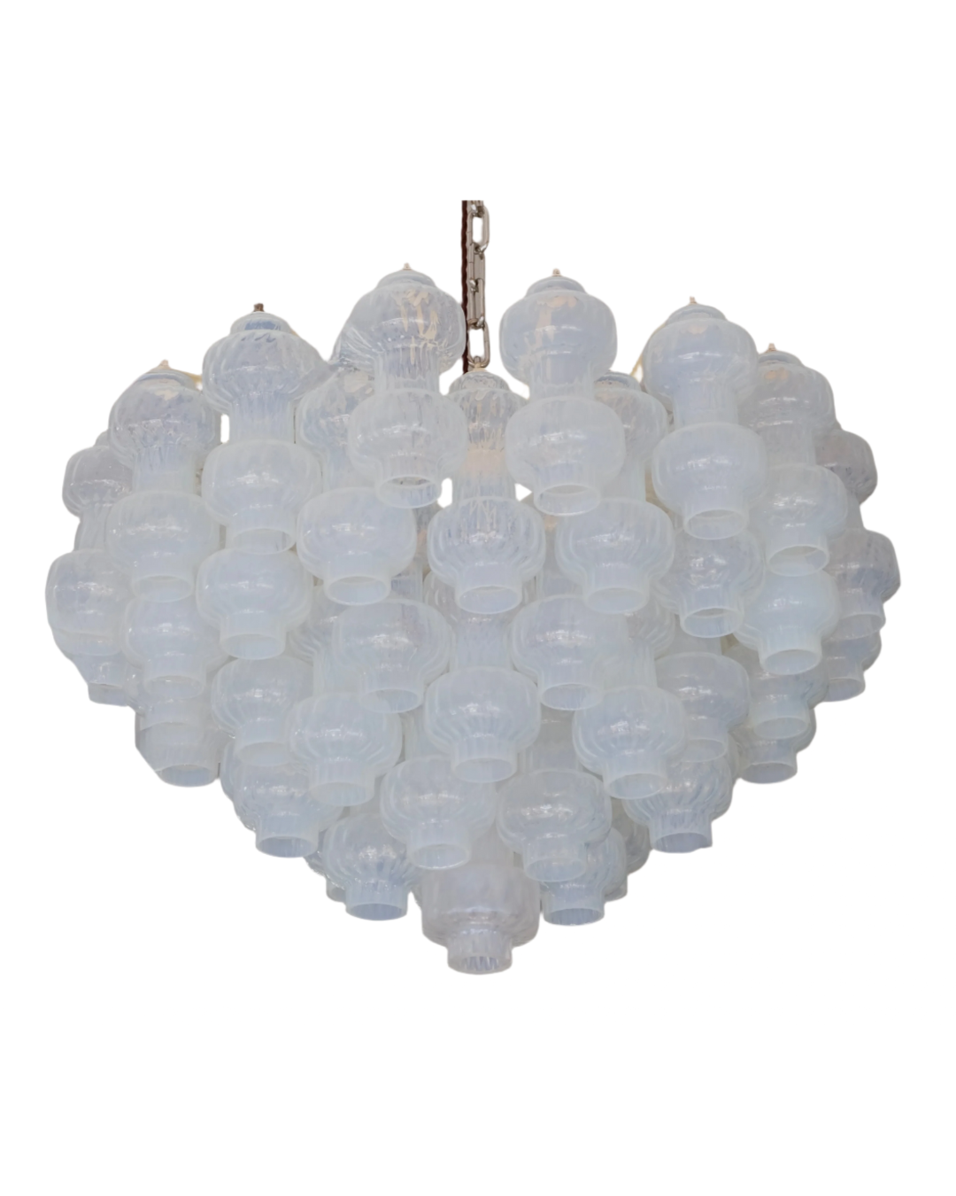 VENINI IRIDESCENT CHAND w. GRAPE MOTIF