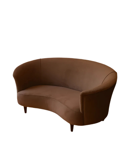 THREE PIECE VELVET SETTE SOFA SET