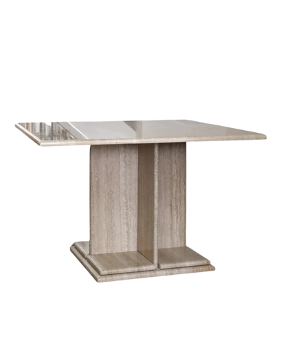 SQUARE TRAVERTINE TABLE