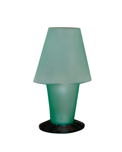 SMALL GREEN MURANO GLASS TABLE LAMP