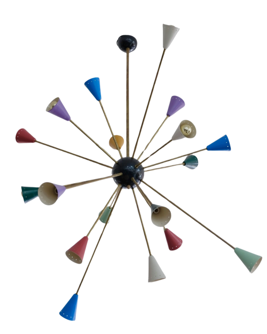 SPUTNIK 18 ARM CHANDELIER