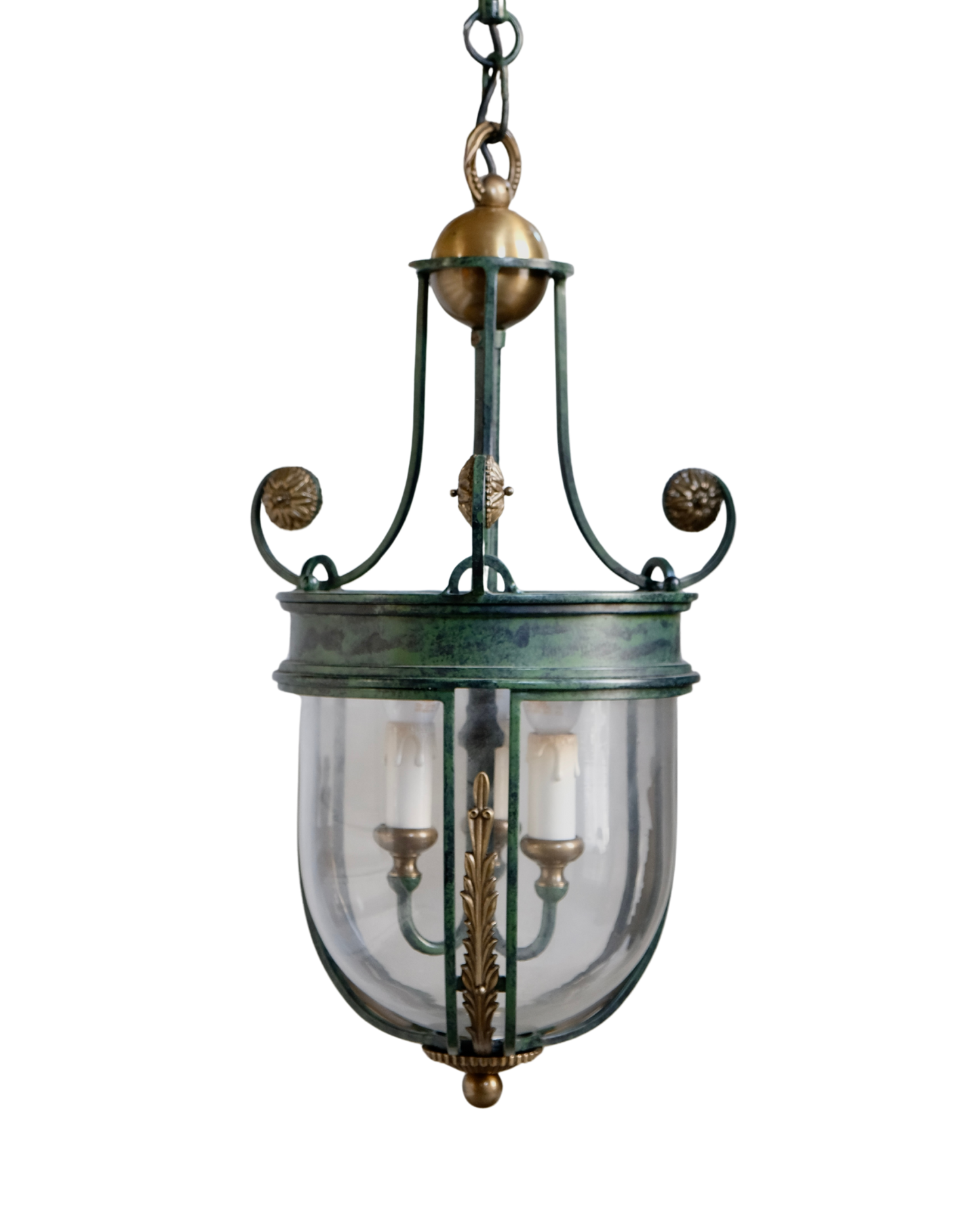 FRENCH HAND PAINTED LANTERN