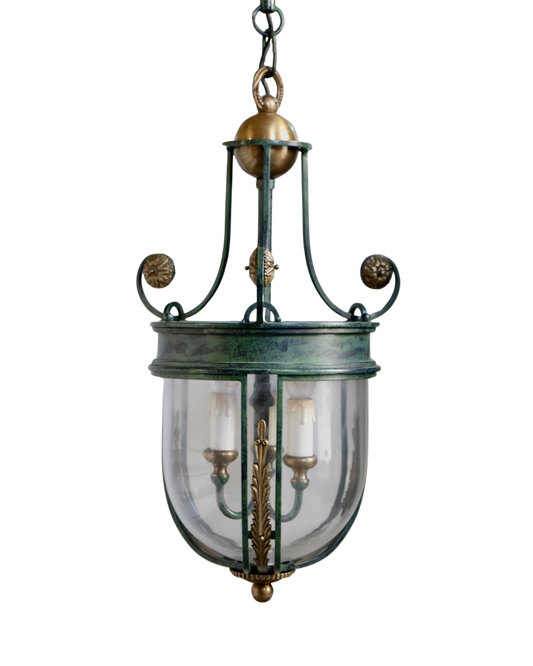 FRENCH HAND PAINTED LANTERN