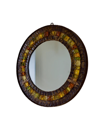 IRON & MOSAIC TILE MIRROR