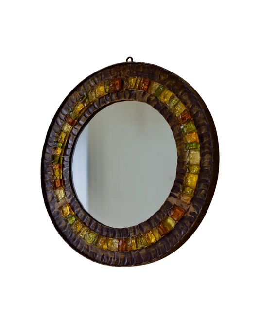 IRON & MOSAIC TILE MIRROR