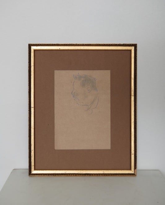 TRIO OF ORIGINAL FRAMED SKETCHES