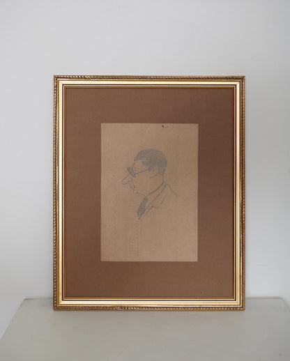 TRIO OF ORIGINAL FRAMED SKETCHES