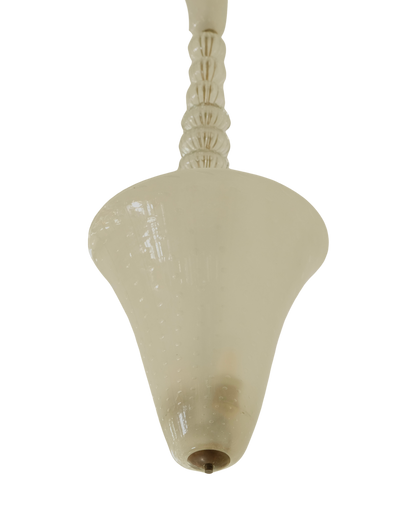 SEEDED MURANO GLASS TAPERED BELL PENDANT