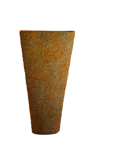 PAIR OF TEXTURED TERRACOTTA WALL LIGHTS