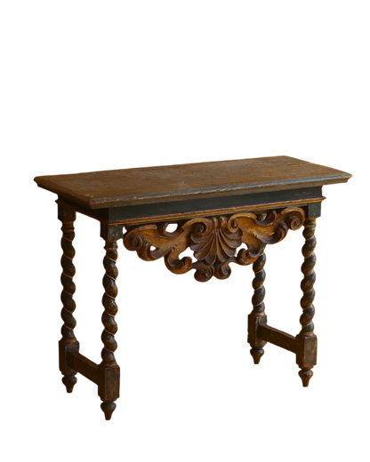 HAND-PAINTED FRENCH CONSOLE