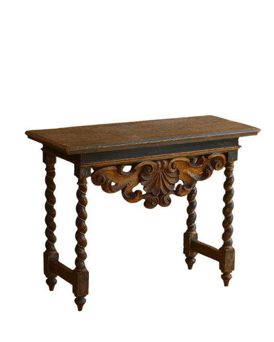 HAND-PAINTED FRENCH CONSOLE