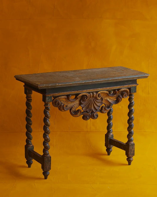 HAND-PAINTED FRENCH CONSOLE
