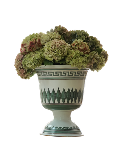GREEK KEY VASE