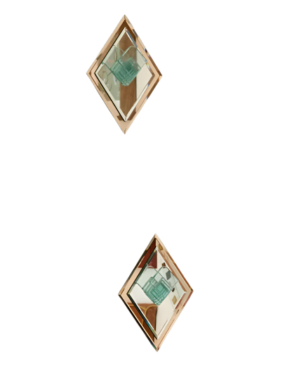 DIAMOND MIRROR COAT HANGERS