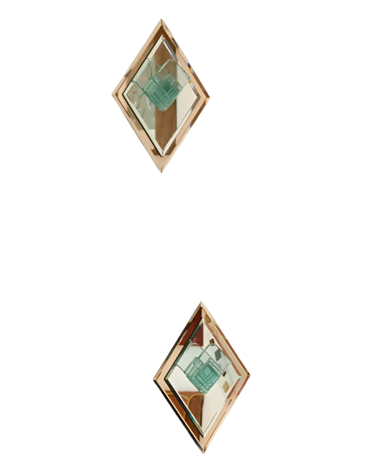 DIAMOND MIRROR COAT HANGERS