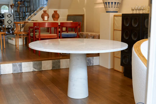 EROS WHITE MARBLE DINING TABLE