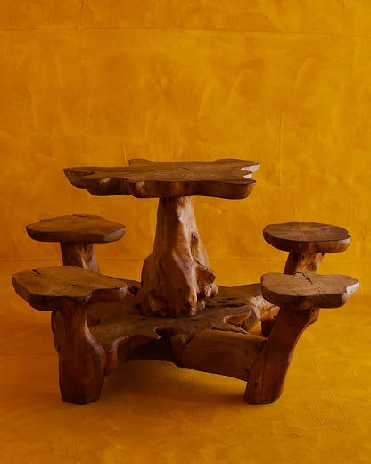 FRENCH ELM STUMP SETTING