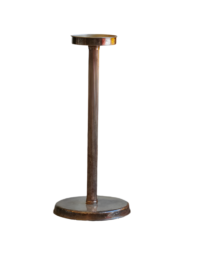 ART DECO CHROME PEDESTAL